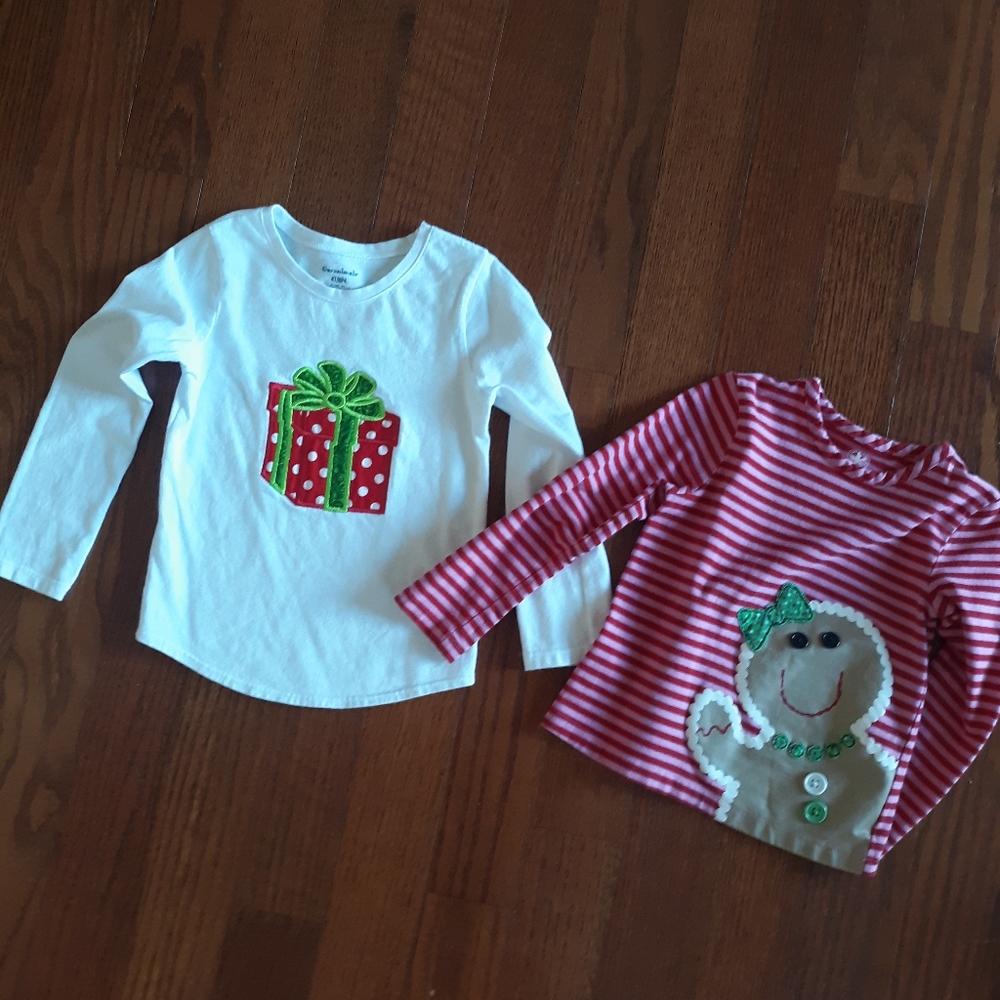 4t Christmas shirt bundle